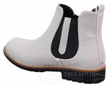 Botas de camurça sintética para homem