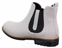 Botas de camurça sintética para homem