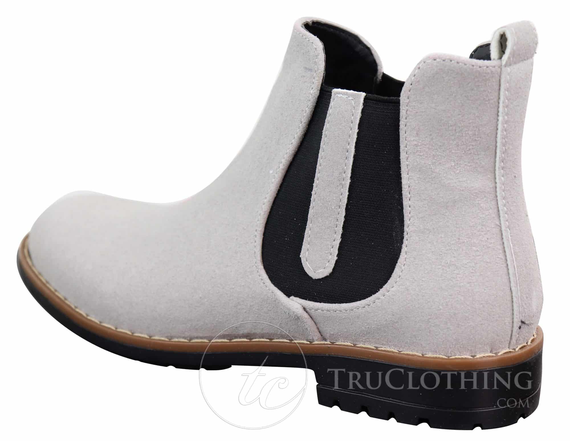 Botas de camurça sintética para homem