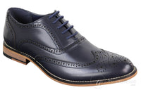 Sapatos masculinos Gatsby Brouge de couro legítimo com cadarço, estilo retrô vintage, elegantes e sofisticados.