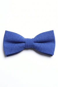 Gravata borboleta dupla azul royal masculina