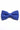 Gravata borboleta masculina azul royal de tricô