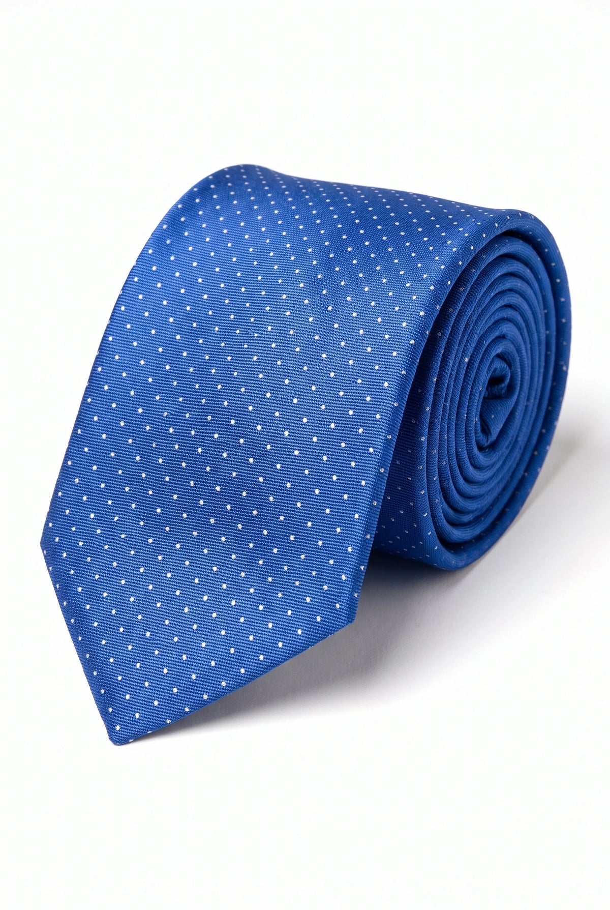 Gravata masculina azul royal texturizada