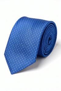 Gravata masculina azul royal texturizada