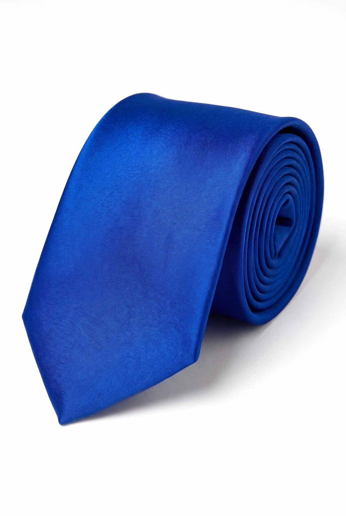 Conjunto de gravata azul royal masculina