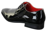 Sapatos sociais masculinos de verniz brilhante