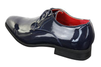 Sapatos sociais masculinos de verniz brilhante