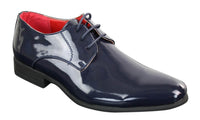 Sapatos sociais masculinos de verniz brilhante