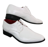Sapatos sociais masculinos de verniz brilhante