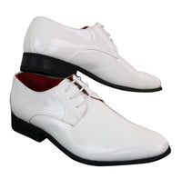 Sapatos sociais masculinos de verniz brilhante