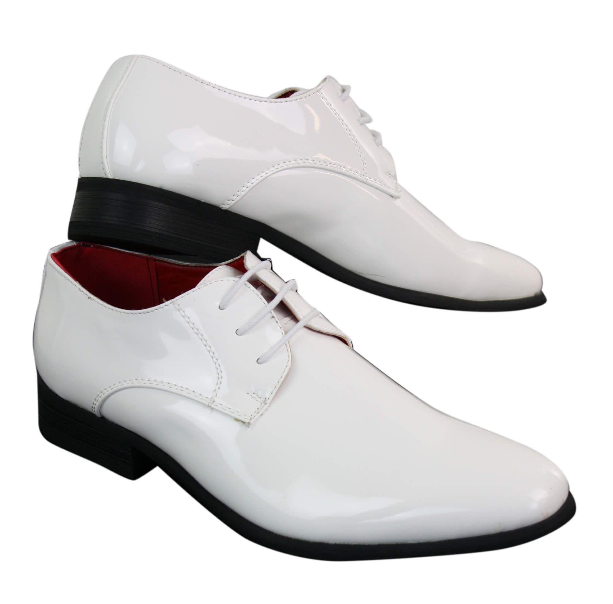Sapatos sociais masculinos de verniz brilhante