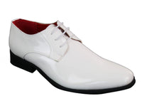 Sapatos sociais masculinos de verniz brilhante
