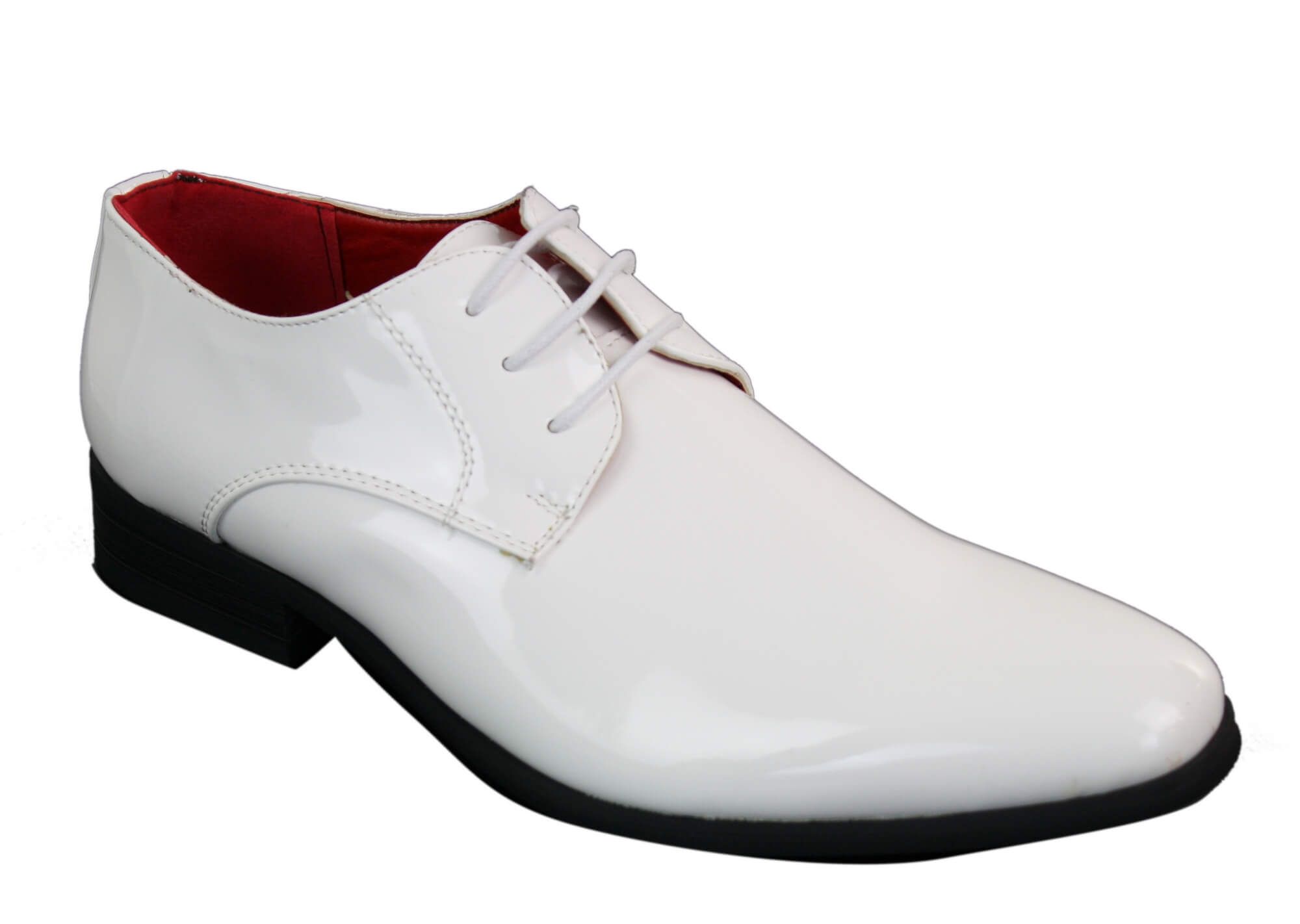 Sapatos sociais masculinos de verniz brilhante