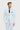 Blazer masculino azul celeste de corte ajustado