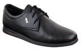 Sapatos masculinos casuais elegantes em couro PU