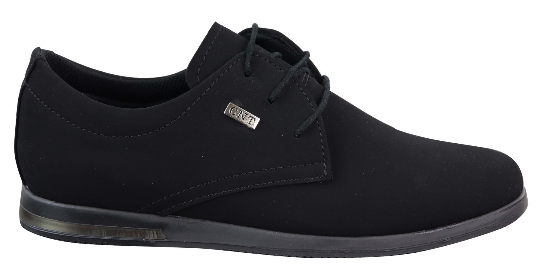 Sapatos masculinos casuais elegantes em couro PU