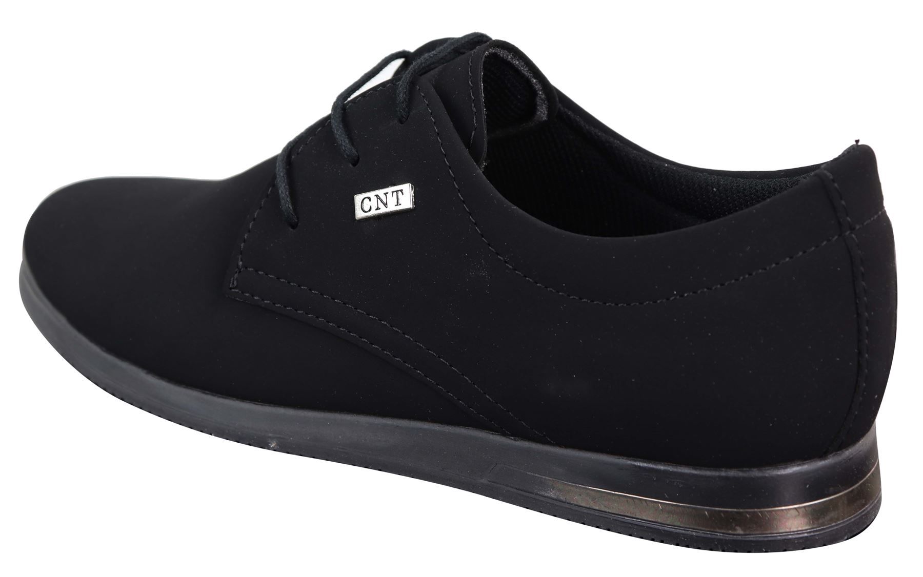 Sapatos masculinos casuais elegantes em couro PU