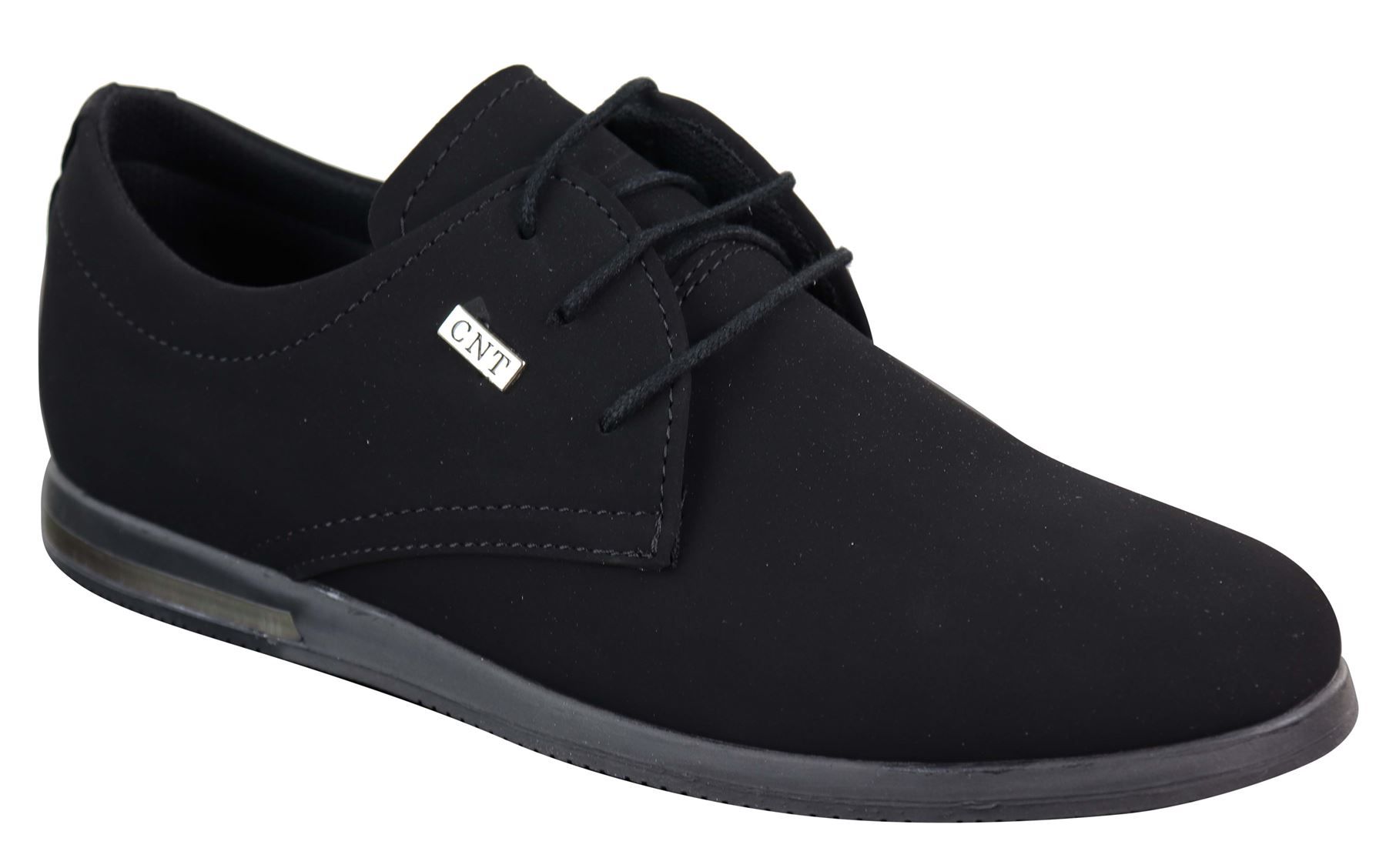 Sapatos masculinos casuais elegantes em couro PU