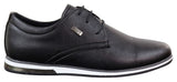 Sapatos masculinos casuais elegantes em couro PU
