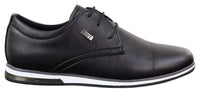 Sapatos masculinos casuais elegantes em couro PU