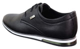 Sapatos masculinos casuais elegantes em couro PU