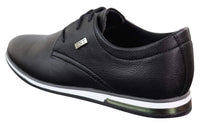 Sapatos masculinos casuais elegantes em couro PU