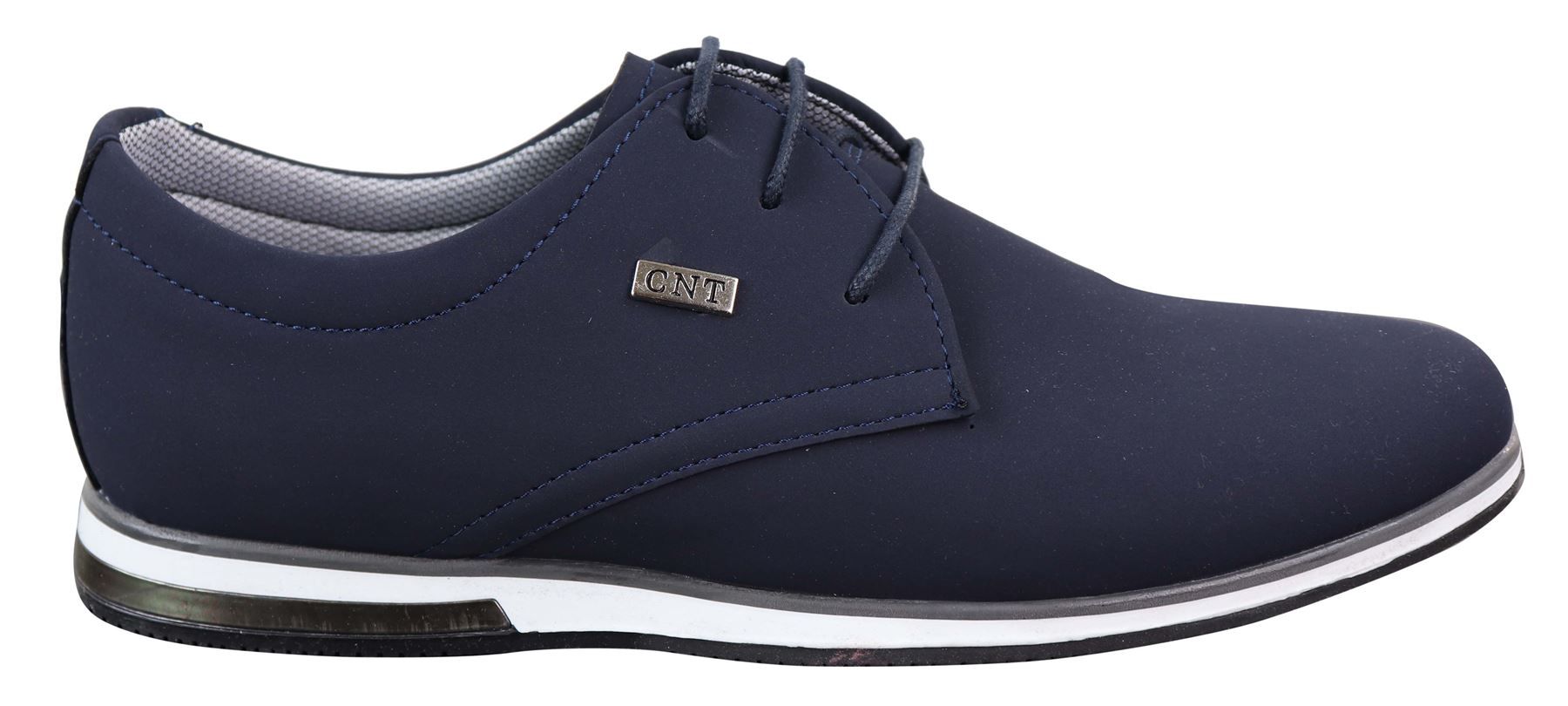 Sapatos masculinos casuais elegantes em couro PU