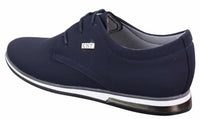 Sapatos masculinos casuais elegantes em couro PU