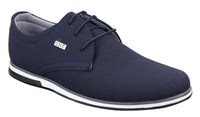 Sapatos masculinos casuais elegantes em couro PU
