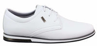 Sapatos masculinos casuais elegantes em couro PU