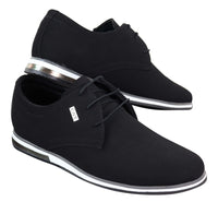 Sapatos masculinos casuais elegantes em couro PU