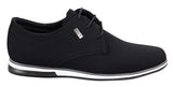 Sapatos masculinos casuais elegantes em couro PU