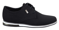 Sapatos masculinos casuais elegantes em couro PU