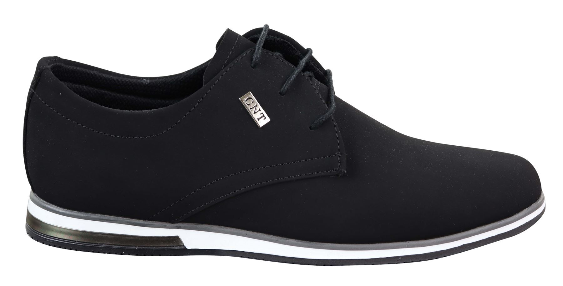 Sapatos masculinos casuais elegantes em couro PU