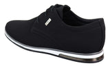 Sapatos masculinos casuais elegantes em couro PU