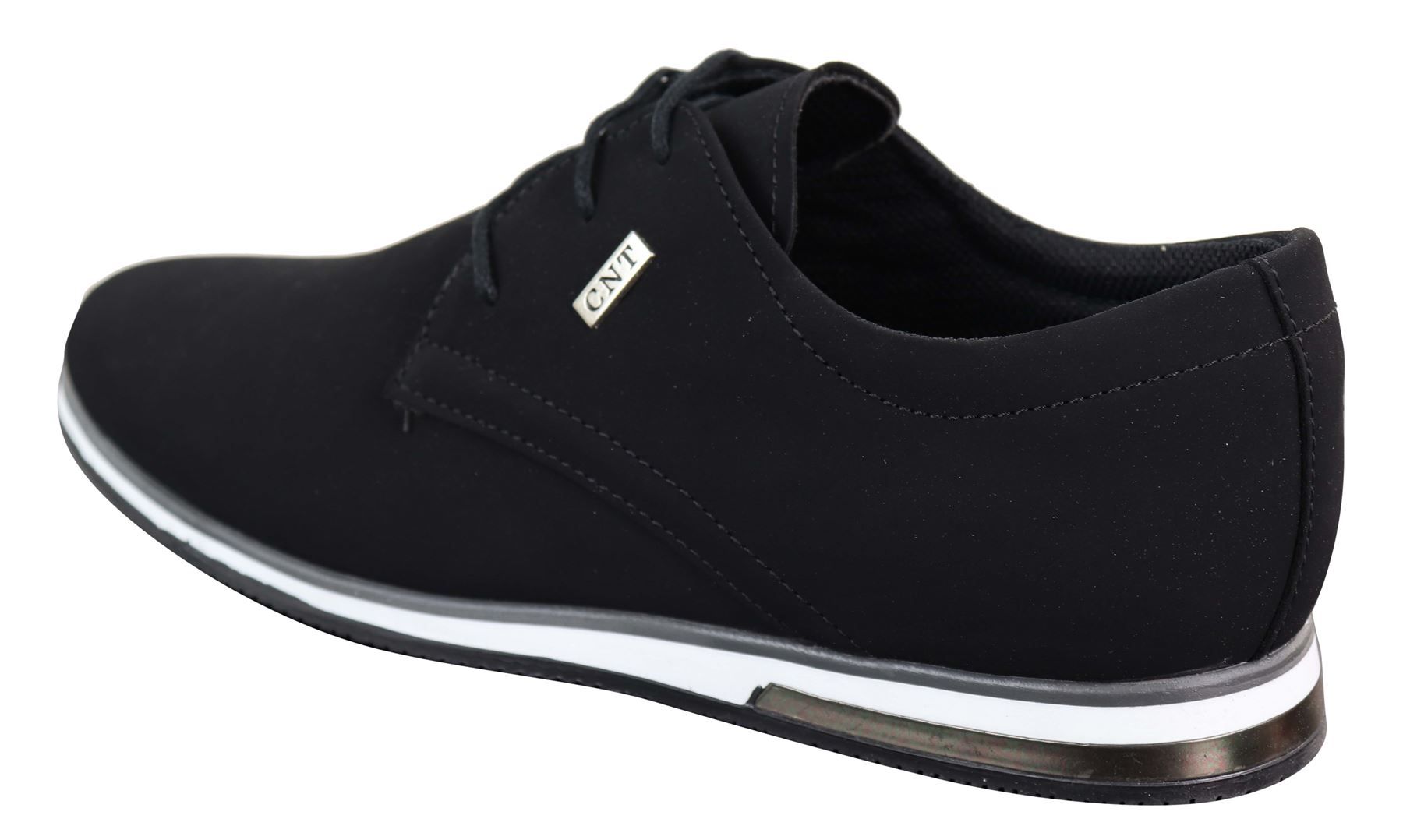 Sapatos masculinos casuais elegantes em couro PU