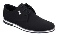 Sapatos masculinos casuais elegantes em couro PU