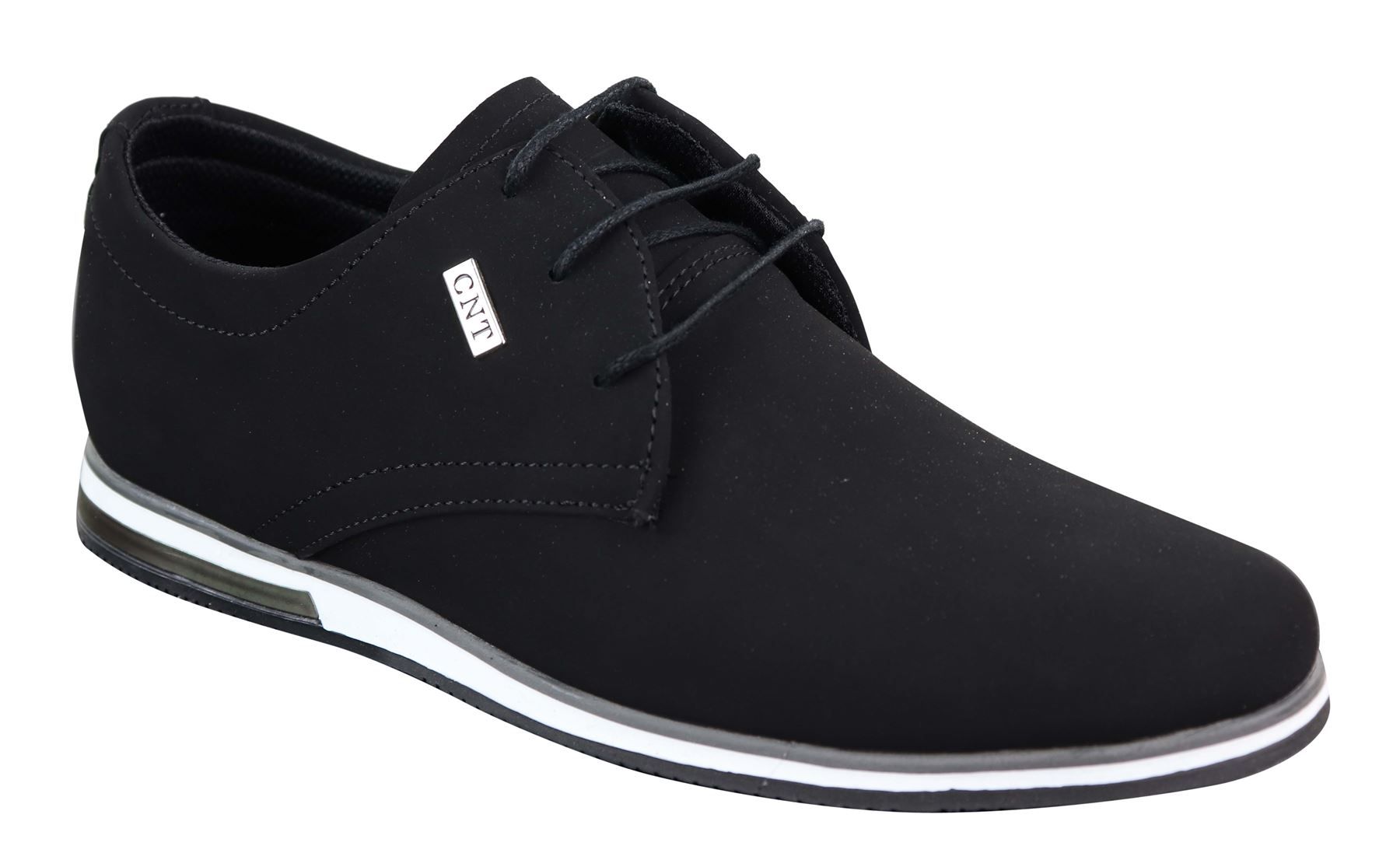 Sapatos masculinos casuais elegantes em couro PU