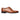 Sapatos Oxford Masculinos em Couro Marrom Claro com Biqueira Reta