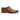 Sapatos Oxford Brogue Masculinos em Couro Castanho com Bico Wingtip