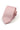 Gravata e lenço de bolso masculinos em cetim de seda rosa claro pêssego.