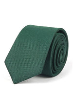 Conjunto de gravata e lenço de bolso masculino formal liso - Verde