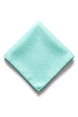 Conjunto de gravata e lenço de bolso masculino formal, cor menta.