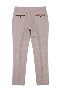 Ralph - Calças de tweed creme para homem