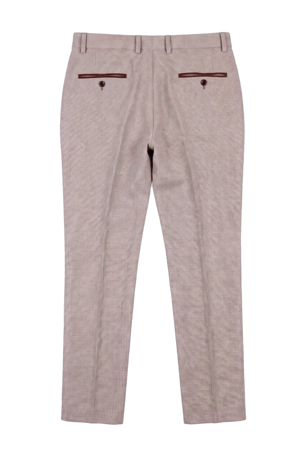 Ralph - Calças de tweed creme para homem