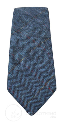 Gravatas masculinas Marc Darcy em tweed espinha de peixe texturizado, estilo clássico vintage retrô Deon.