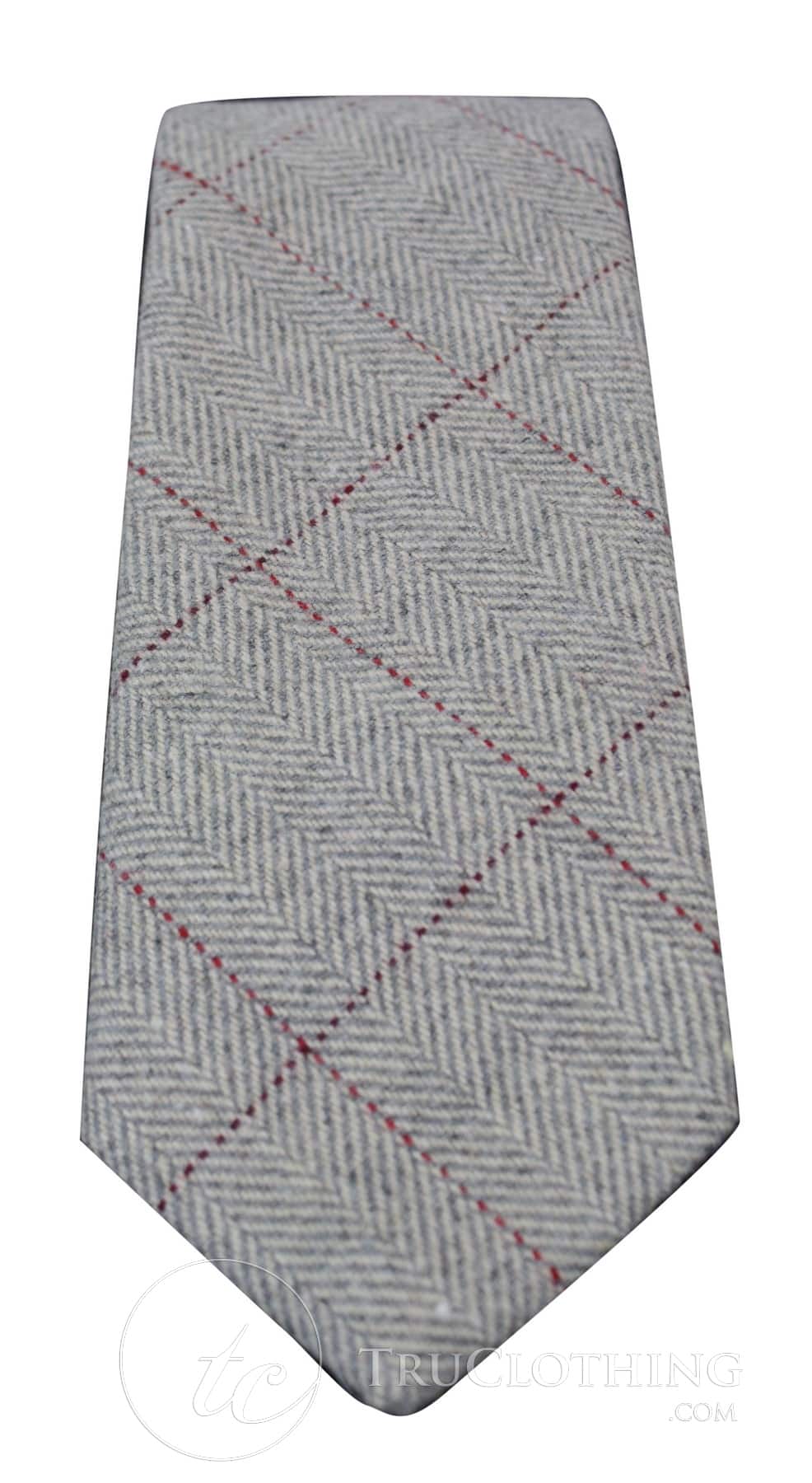 Gravatas masculinas Marc Darcy em tweed espinha de peixe texturizado, estilo clássico vintage retrô Deon.