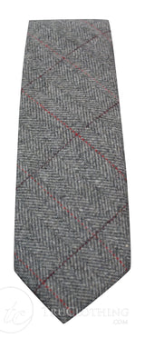 Gravatas masculinas Marc Darcy em tweed espinha de peixe texturizado, estilo clássico vintage retrô Deon.