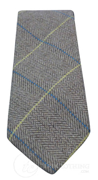 Gravata masculina Marc Darcy em tweed espinha de peixe texturizada, estilo clássico vintage retrô DX7