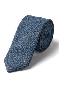 Gravatas masculinas Marc Darcy em tweed espinha de peixe texturizado, estilo clássico vintage retrô Deon.